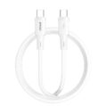 BWOO silicone cable X329CC 65W USB-C 1m white