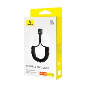 Baseus Fish Eye Fast Charging Data Cable USB C to USB C 100W 1m Cluster Black 4