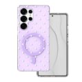 Bubble Dots Mag case for Samsung S25 Ultra purple