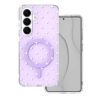 Bubble Dots Mag case for Samsung S26 purple