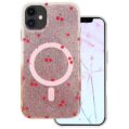 Cherry Mag case for iPhone 11 glitter