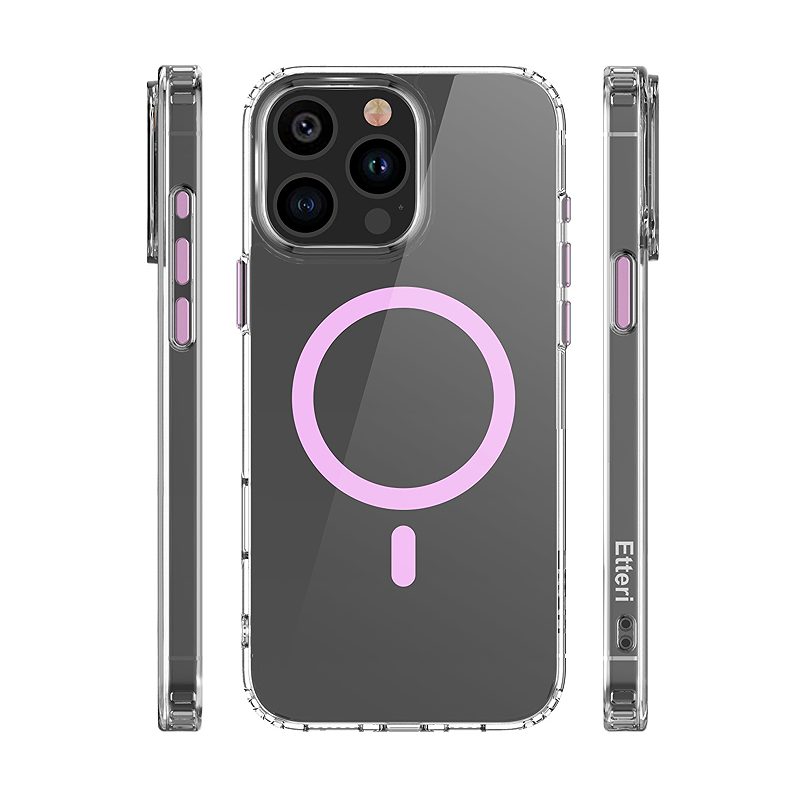 Etteri Color Mag case for iPhone 15 Pro 6,1" pink - Billede 4