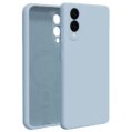 Etteri Silicone Mag case for Samsung Galaxy S25 Edge light blue