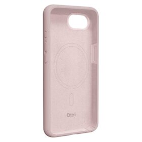 Alternative view of Etteri Silicone Mag case for iPhone 16e / 17e light pink