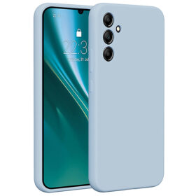 Etteri Silicone case for Samsung Galaxy A34 5G light blue