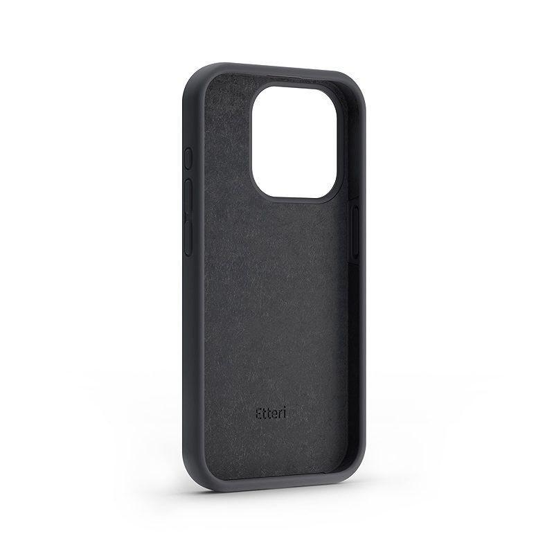 Alternative view of Etteri Silicone case for iPhone 11 black