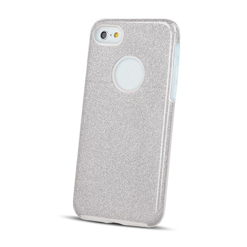 Glitter 3in1 case for iPhone 16e / 17e silver - Billede 2