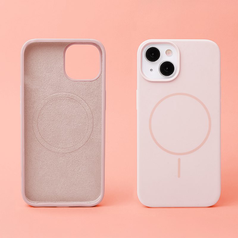 Silicone Thin Mag case for iPhone 17 Air 6,6" light pink - Billede 3