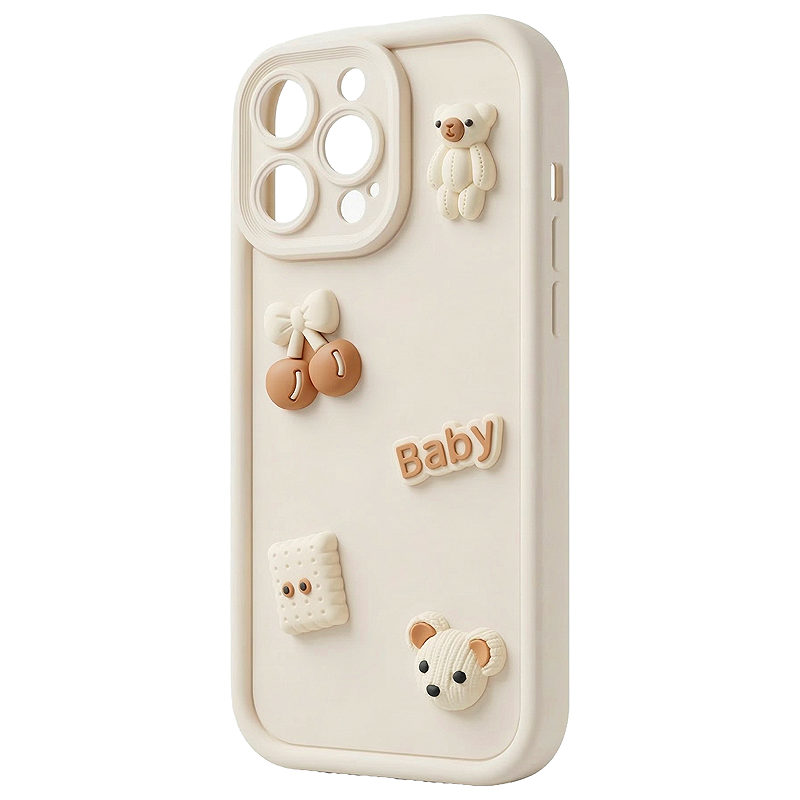 Ultra Trendy 3D case for iPhone 16 Pro Max 6,9" bear - Billede 3
