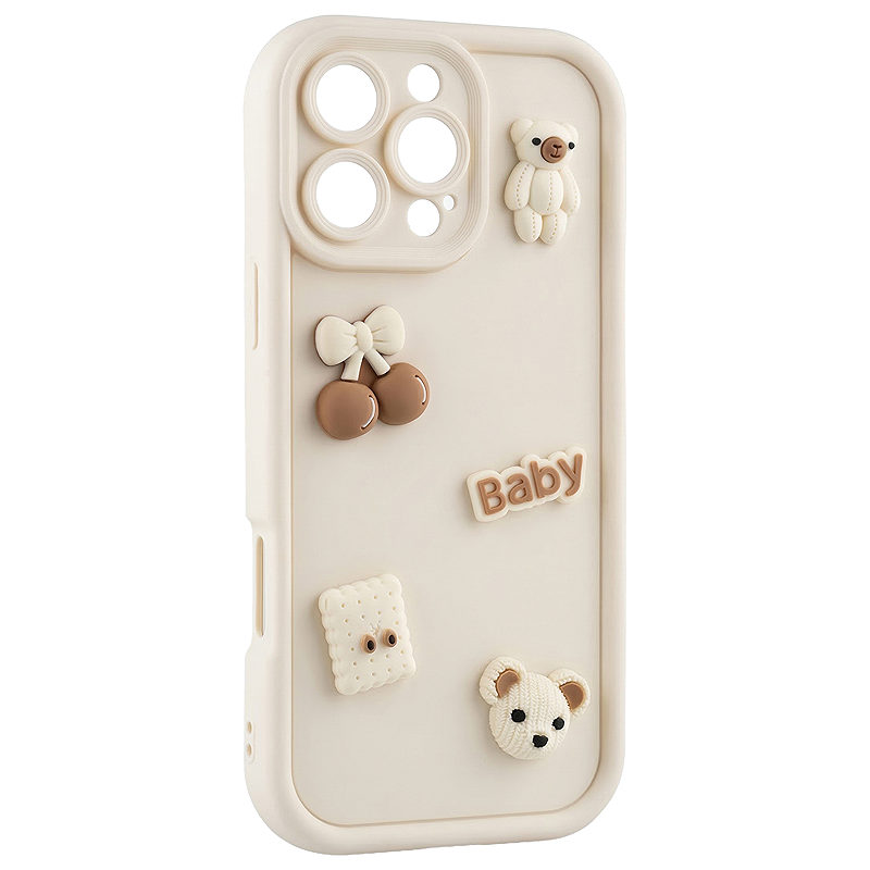 Ultra Trendy 3D case for iPhone 16 Pro Max 6,9" bear - Billede 4