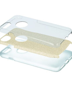 Glitter 3in1 case for iPhone 14 6,1" gold - Billede 5