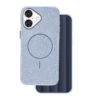 Glitter Thin Mag case for iPhone 16e / 17e blue