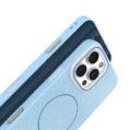 Glitter Thin Mag case for iPhone 16e 17e blue 3