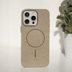 Alternative view of Glitter Thin Mag case for iPhone 16e / 17e brown