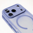 Mag Matt case for Samsung Galaxy S25 Ultra light blue camera protection 4