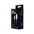 Alternative view of Maxlife Lightning kabel 2A – 3 meter – Hvid