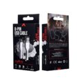 Alternative view of Maxlife Lightning kabel 3A – 1 meter – Hvid