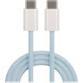 Maxlife MXUC-06 USB-C Kabel 20W - 1m USB-C/USB-C - Blå