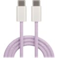 Maxlife MXUC-06 USB-C Kabel 20W - 1m USB-C/USB-C - Lilla