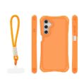 Alternative view of Safepop case with strap for Samsung Galaxy A16 4G / A16 5G orange