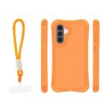 Alternative view of Safepop case with strap for Samsung Galaxy A36 5G / A56 5G / A37 5G orange