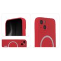Silicon Soft Mag Case for iPhone 15 Pro 61 red 2