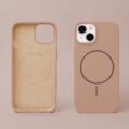 Silicone Thin Mag case for iPhone 17 Pro Max 69 18 Pro Max 69 brown 3