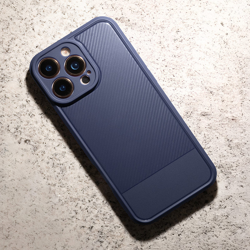Simple Carbon case for Samsung Galaxy S25 Ultra blue - Billede 4