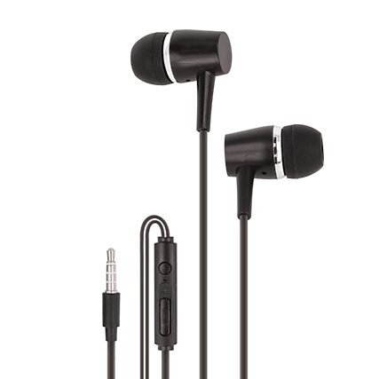 maXlife MXEP-02 Wired Earphones Black