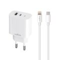 maXlife bundle 20W PD USBUSB C lader USB C lightning kabel 1